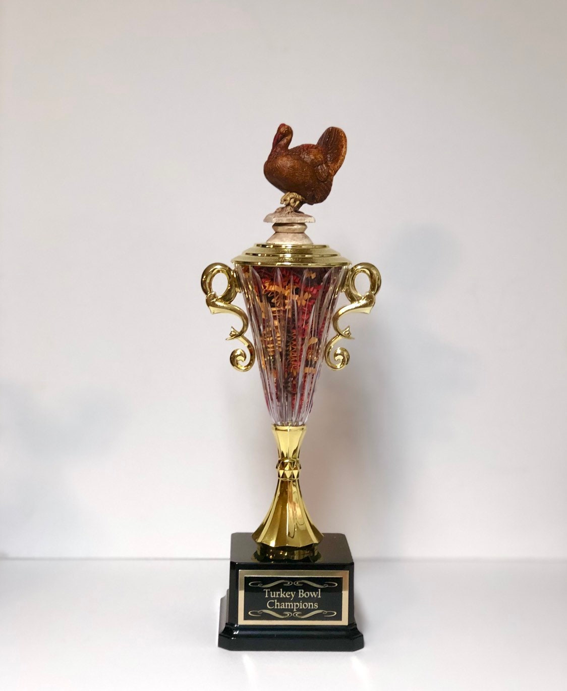 Turkey Bowl Winner Fantasy Football League Loser Trophy Award FFL Loser Funny BBQ Trophy Thanksgiving Family Football Game FFL Trophy Turkey