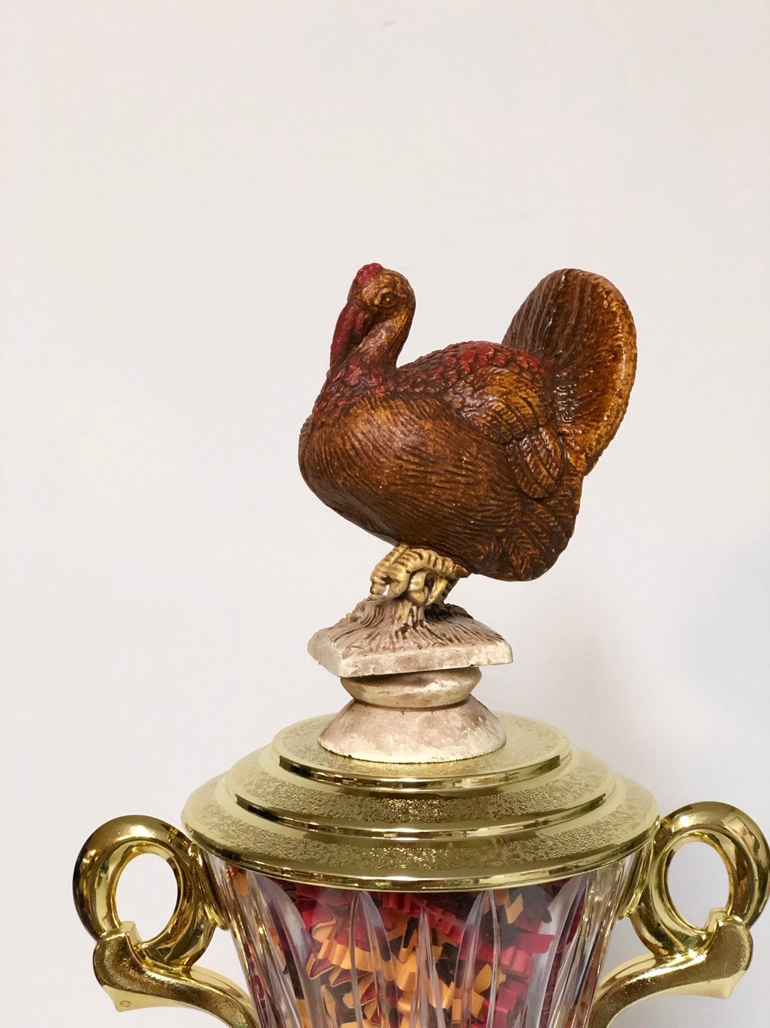 Turkey Bowl Winner Fantasy Football League Loser Trophy Award FFL Loser Funny BBQ Trophy Thanksgiving Family Football Game FFL Trophy Turkey