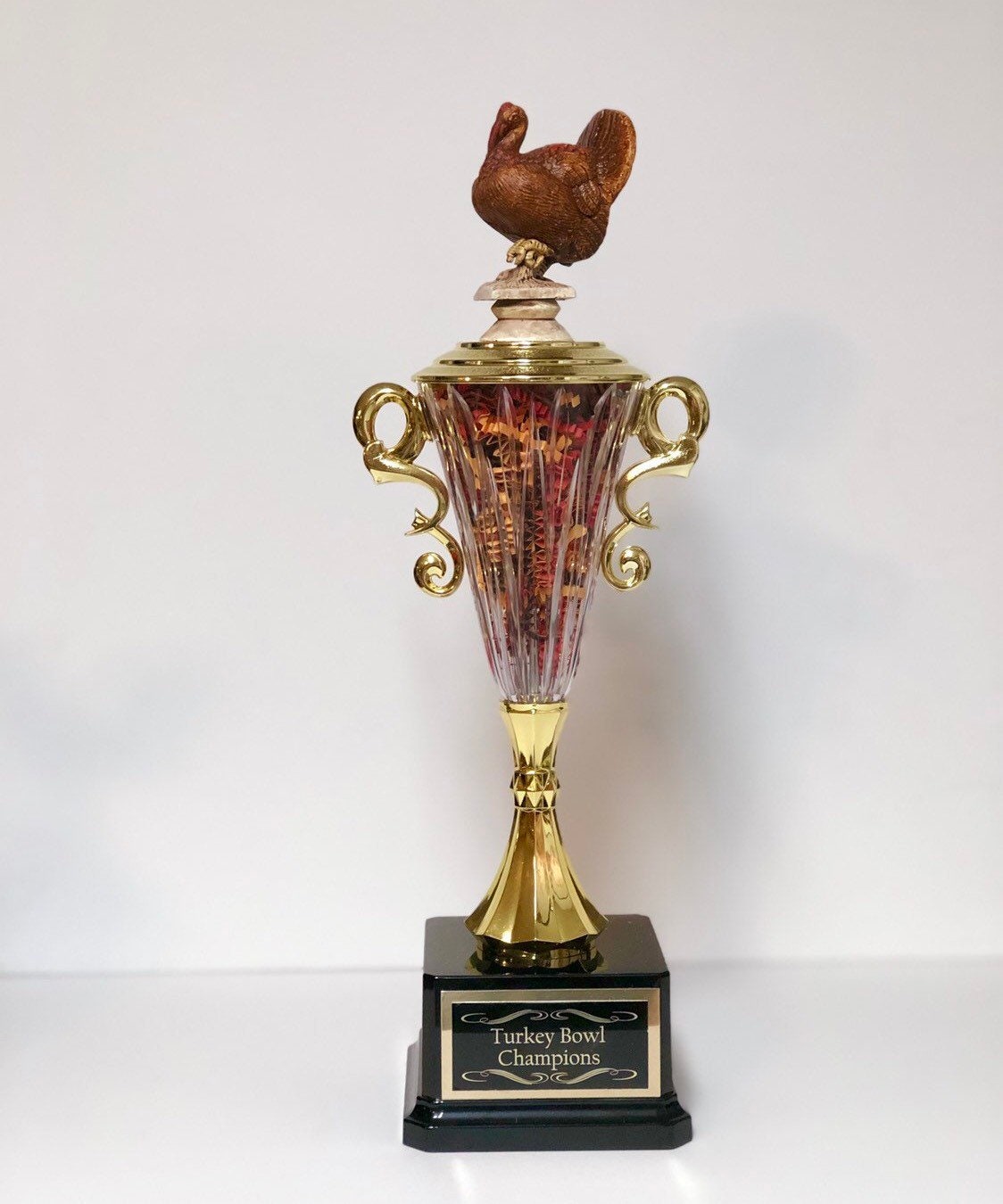 Turkey Bowl Winner Fantasy Football League Loser Trophy Award FFL Loser Funny BBQ Trophy Thanksgiving Family Football Game FFL Trophy Turkey