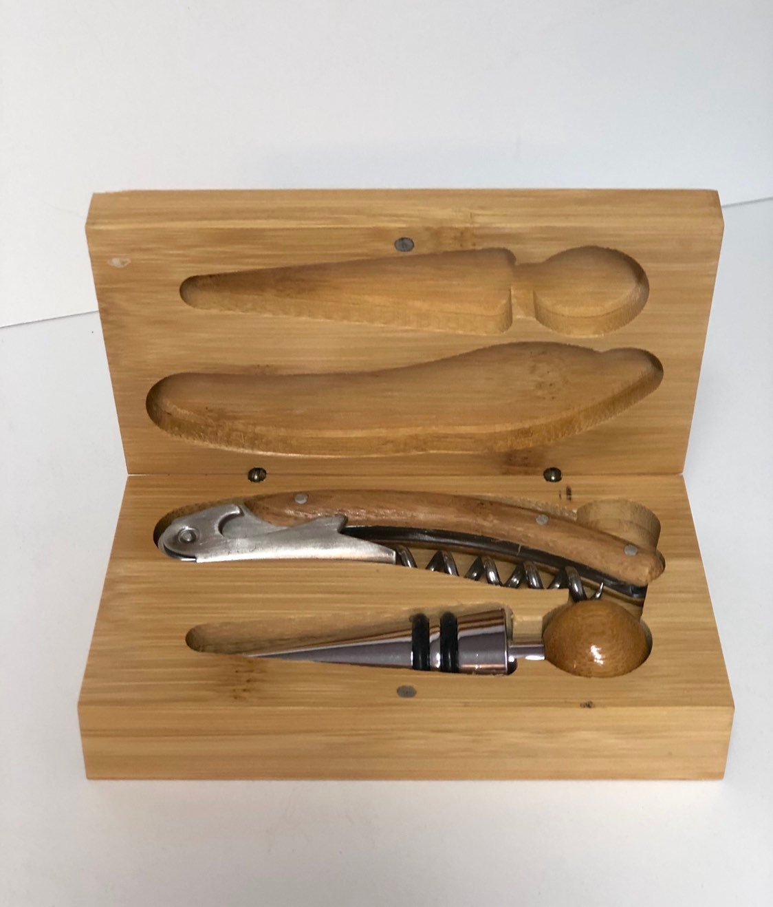 Mother's Day Wine Tool Gift Set Birthday Gift Survival Kit Mom Dad Birthday Wine Lover Gift Thank You Hostess Gift Cork Screw & Stopper