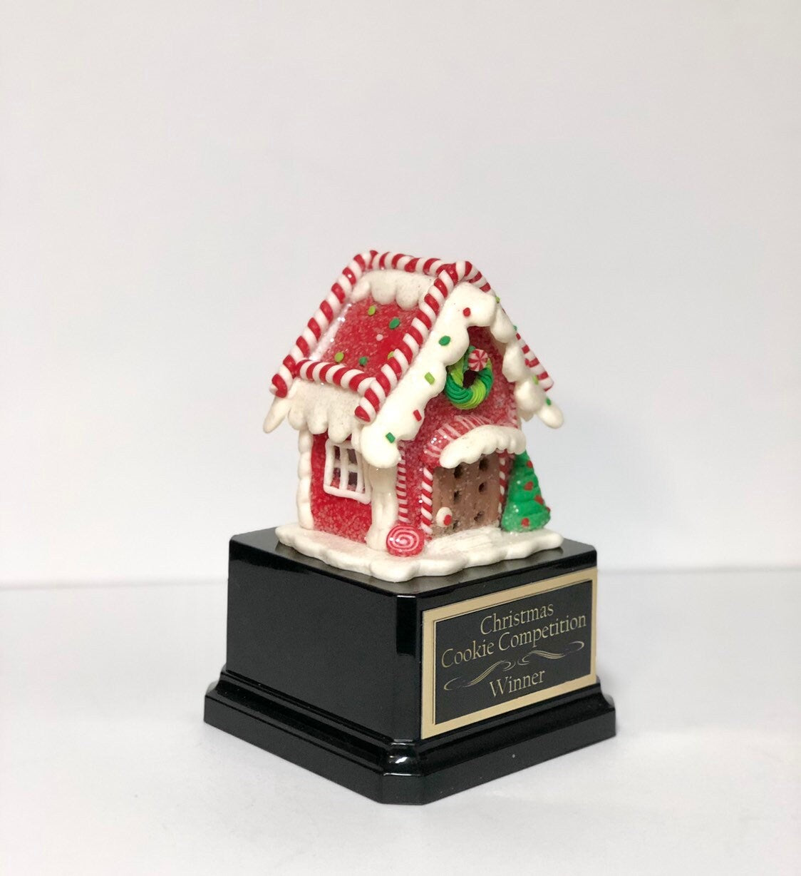 Gingerbread House Cookie Decorating Bake Off Trophy Ugly Sweater Trophy Christmas Cookie Gingerbread Man Christmas Decor