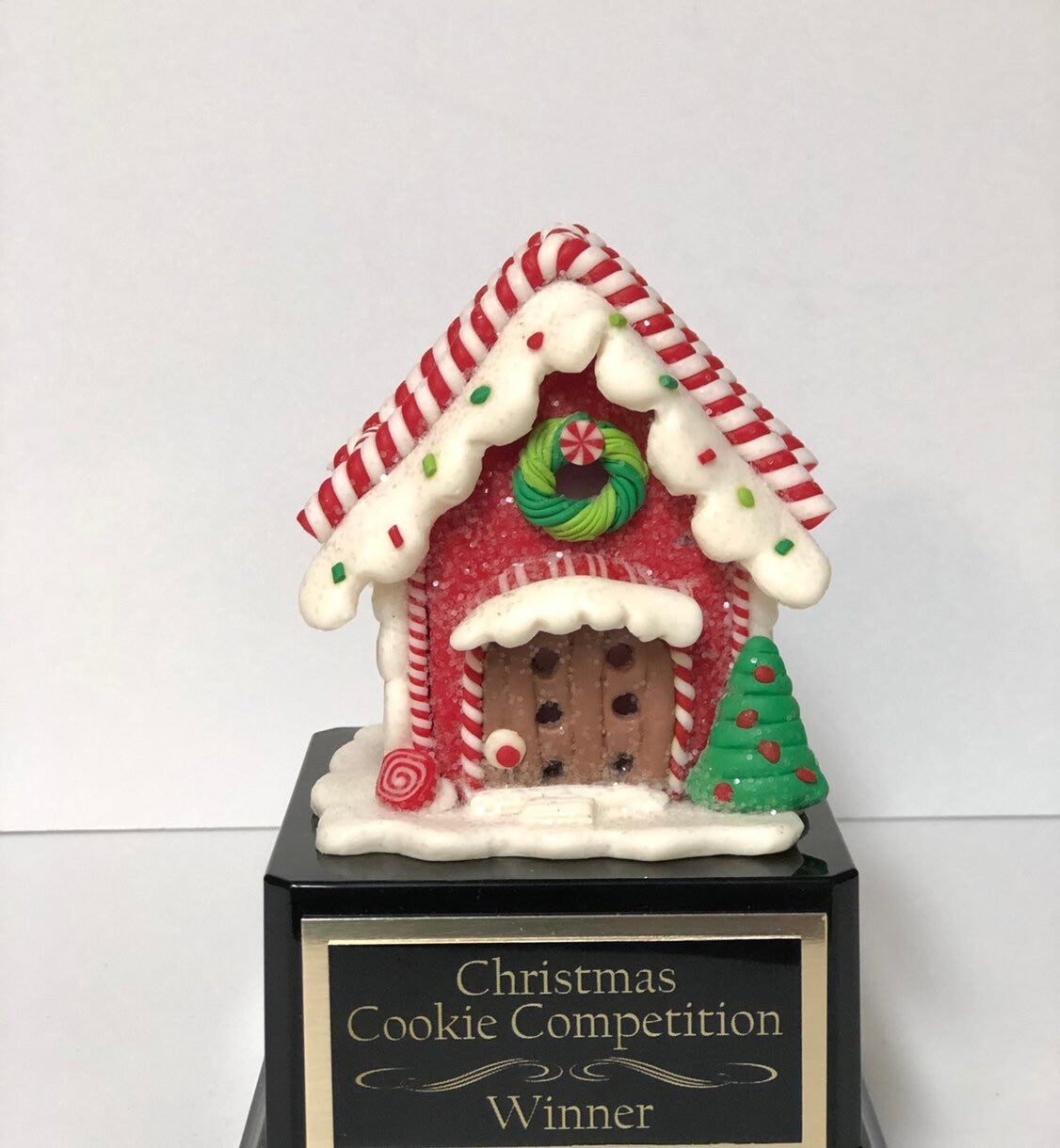 Gingerbread House Cookie Decorating Bake Off Trophy Ugly Sweater Trophy Christmas Cookie Gingerbread Man Christmas Decor