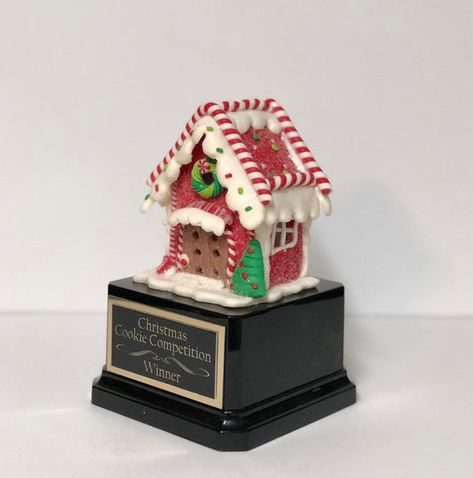 Gingerbread House Cookie Decorating Bake Off Trophy Ugly Sweater Trophy Christmas Cookie Gingerbread Man Christmas Decor