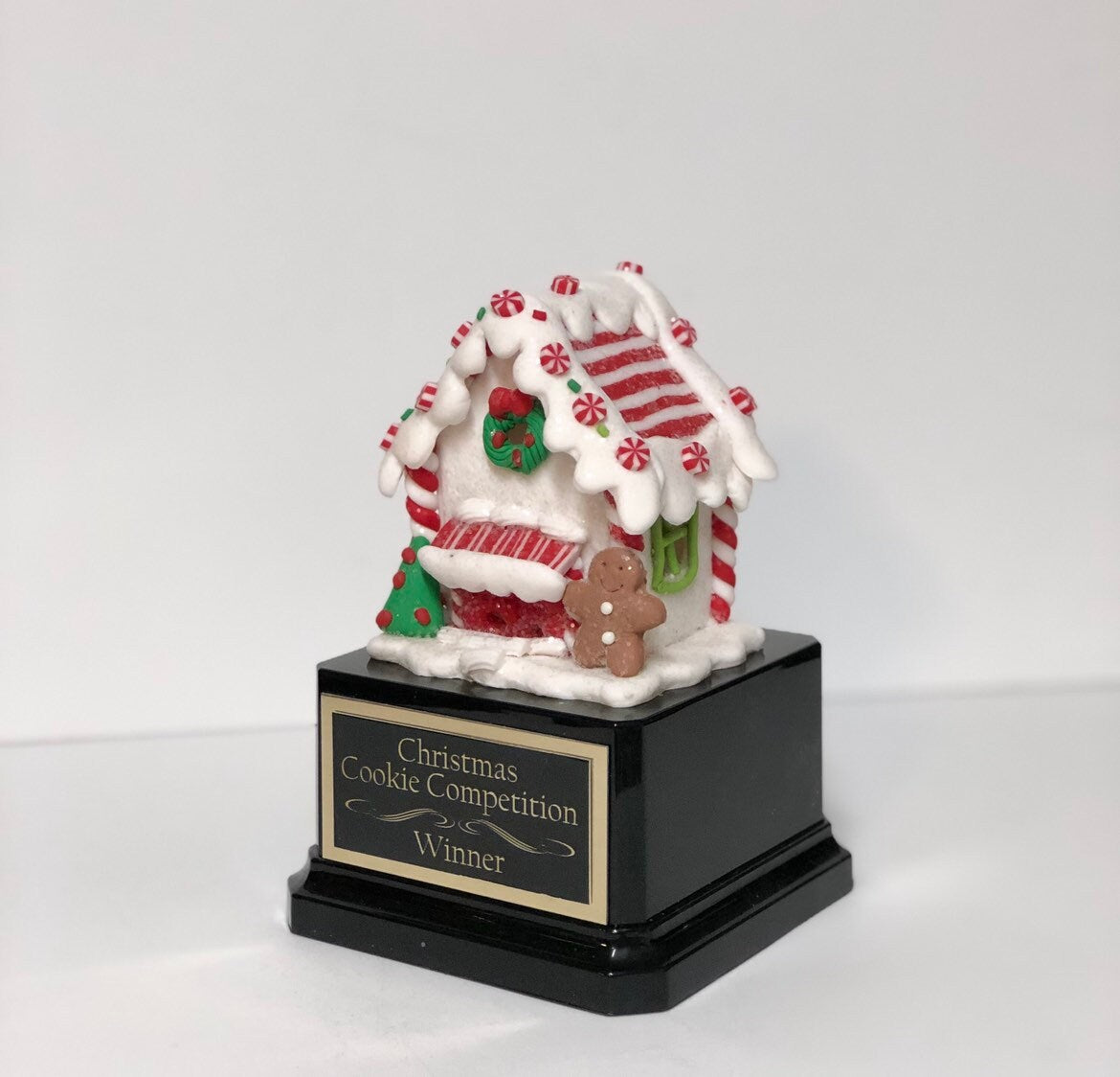 Gingerbread House Cookie Decorating Bake Off Trophy Ugly Sweater Trophy Gingerbread Man Christmas Cookie Gingerbread Man Christmas Decor