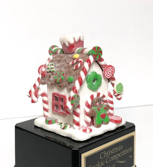 Gingerbread House Trophy Cookie Decorating Bake Off Trophy Ugly Sweater Trophy  Christmas Cookie Gingerbread Man Christmas Decor