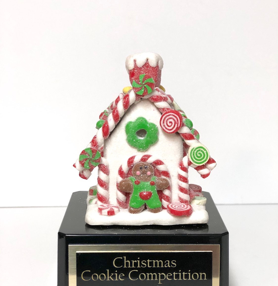 Gingerbread House Trophy Cookie Decorating Bake Off Trophy Ugly Sweater Trophy  Christmas Cookie Gingerbread Man Christmas Decor