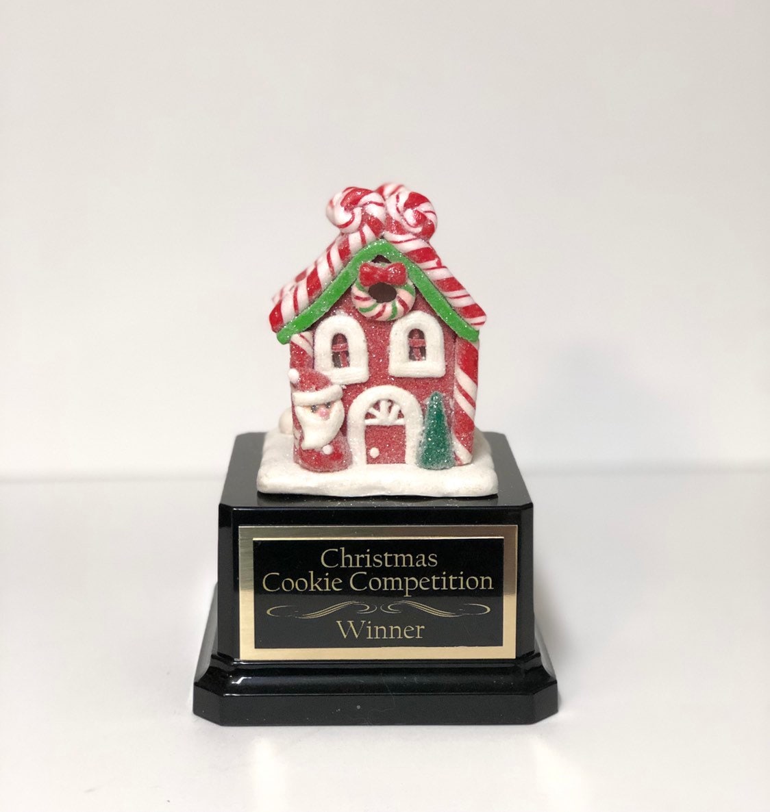 Gingerbread House Trophy Cookie Decorating Bake Off Trophy Ugly Sweater Trophy  Christmas Cookie Santa Christmas Trophy Christmas Decor