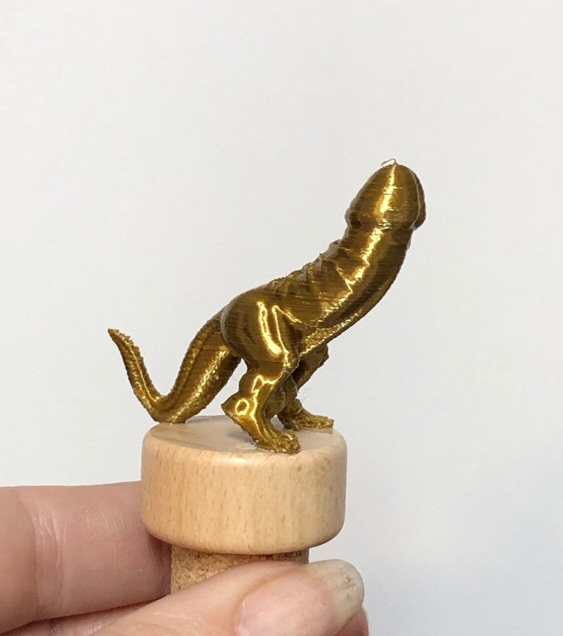 Golden Brown DICKASAURUS Wine Stopper Mature Funny Novelty Bottle Cork Wine Stopper Gag Gift Christmas Stocking Wine Lover Birthday Gift