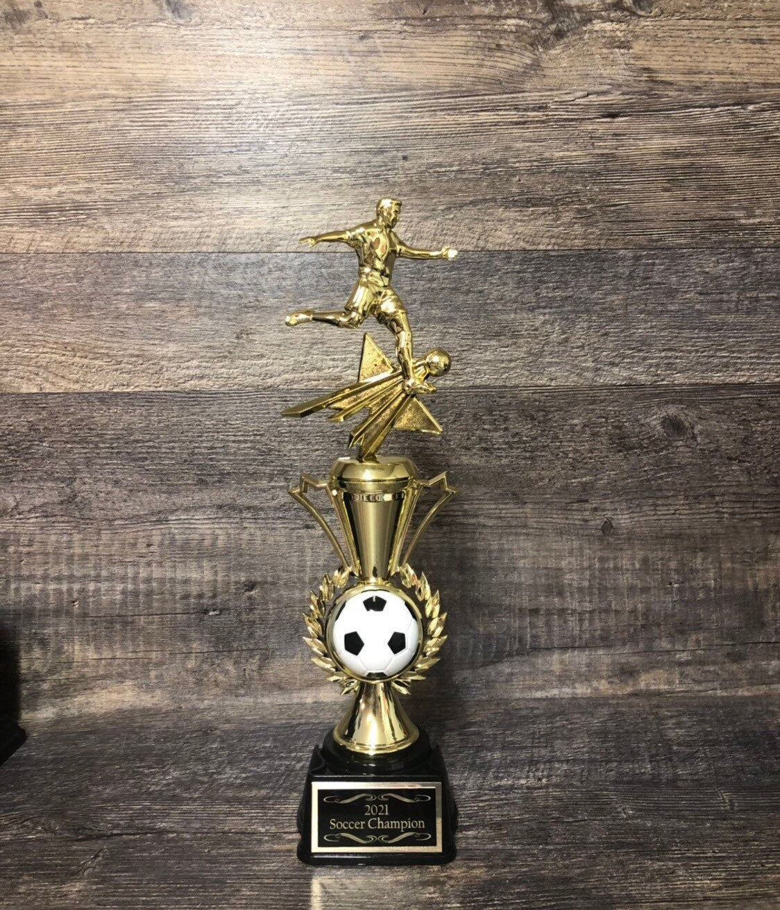 Soccer Trophy Fantasy Soccer Football Trophy Champion Winner Fantasy League Custom Trophy Team Sports Award  Free Engraving