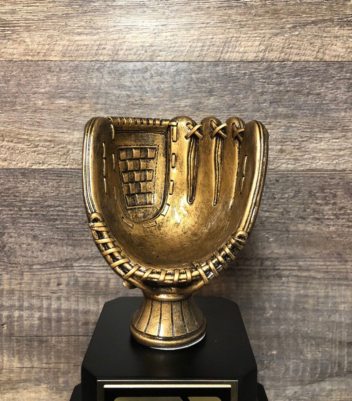 Baseball Trophy Fantasy Baseball Perpetual Trophy Antique Gold Glove Award FBB Baseball League Champion Championship Team Award Personalized