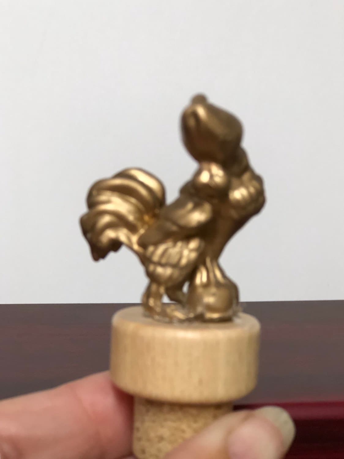 Wine Stopper Golden COCK ROOSTER Funny Adult Humor Cock & Balls Gag Gift Novelty Bottle Wine Cork Wine Stopper Wine Lover Birthday Gift