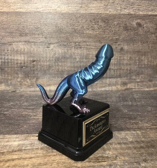 Golf Tournament Trophy Dickasaurus Golf Trophy Mature Award LOSER Last Place Over Par Funny Penis Trophy Gag Gift You're A Dick Guys Weekend