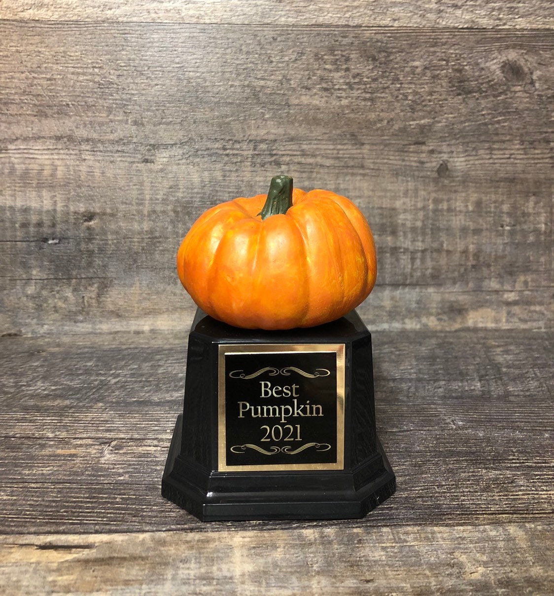 Halloween Trophy Trophies Costume Contest Winner Mini Pumpkin Carving Contest Jack O Lantern Trophy Trunk or Treat Elegant Glitter