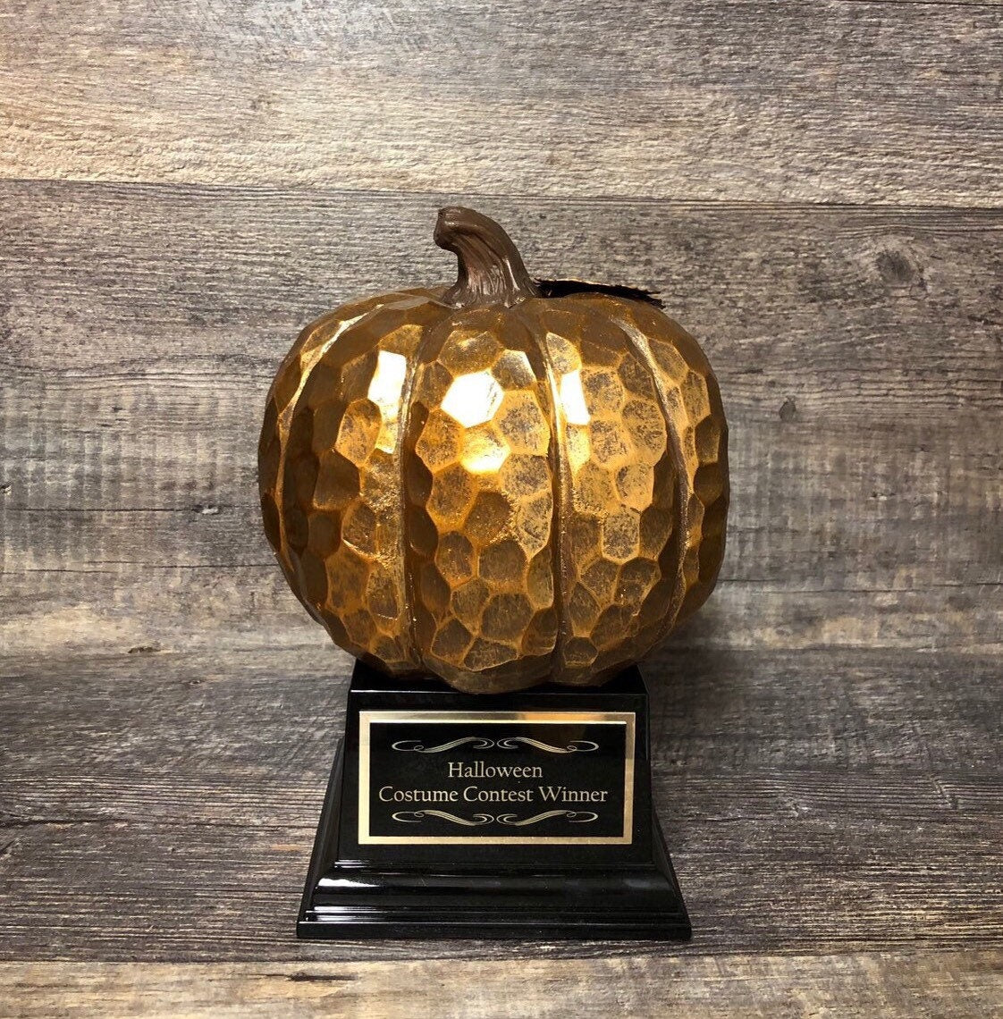 Halloween Trophy Golden Gold Pumpkin Carving Contest Jack O Lantern Best Costume Contest Prize Halloween Decor Halloween Trophies