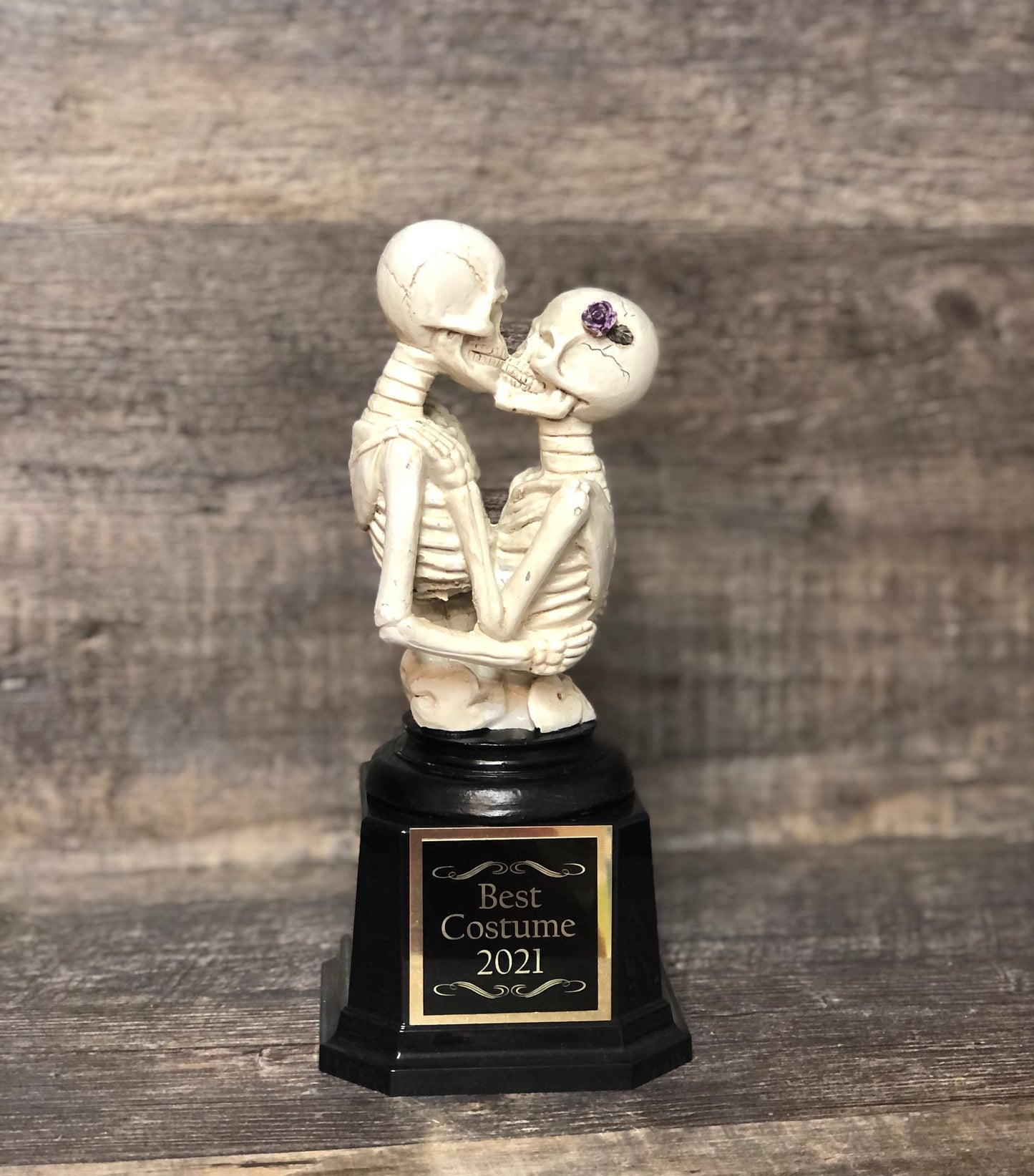 Corpse Trophy Halloween Trophy Couple Costume Contest Winner Skeleton Casket Trophy ...