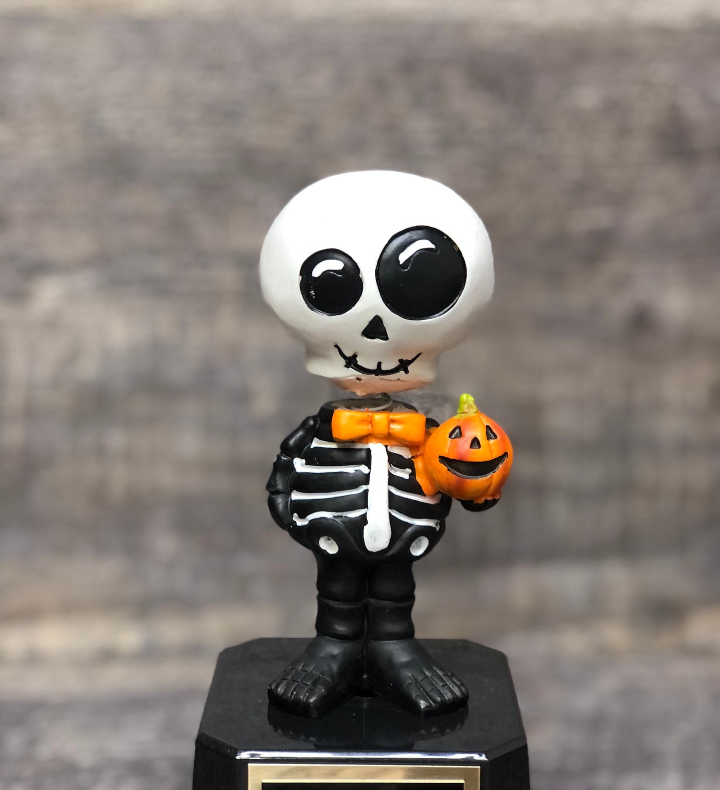 Halloween Trophy Dia De Los Muertos Day of the Dead Halloween Skeleton Trophy Bobble Costume Contest Winner Best Costume Scariest Costume