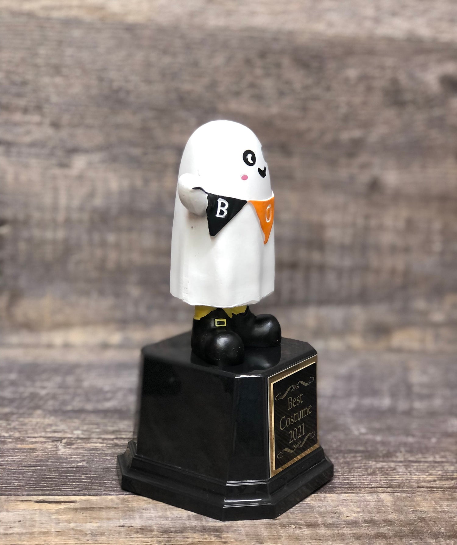 Halloween Trophy Dia De Los Muertos Day of the Dead Halloween Ghost Trophy Bobble Costume Contest Winner Best Costume Scariest Costume