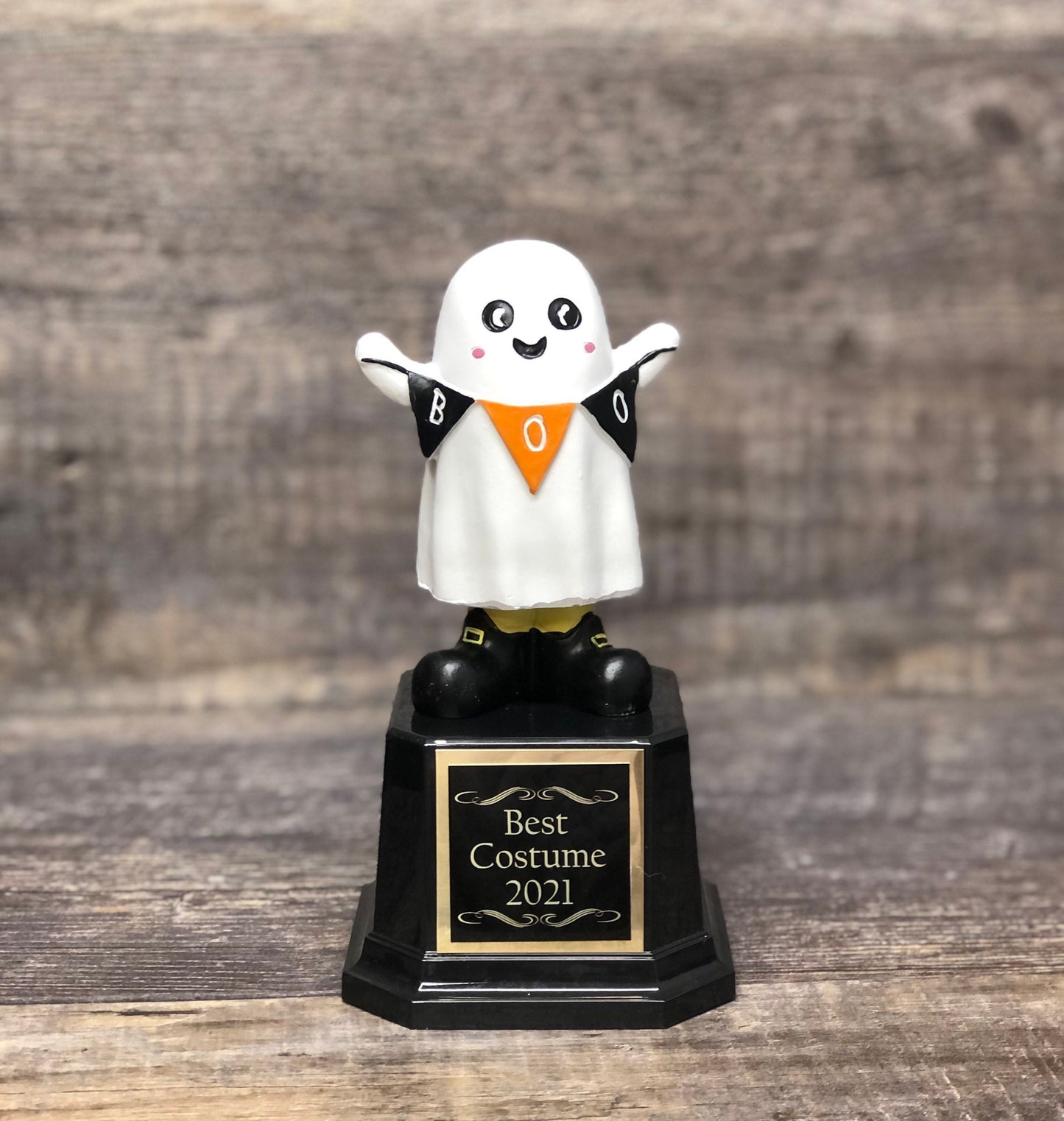 Halloween Trophy Dia De Los Muertos Day of the Dead Halloween Ghost Trophy Bobble Costume Contest Winner Best Costume Scariest Costume