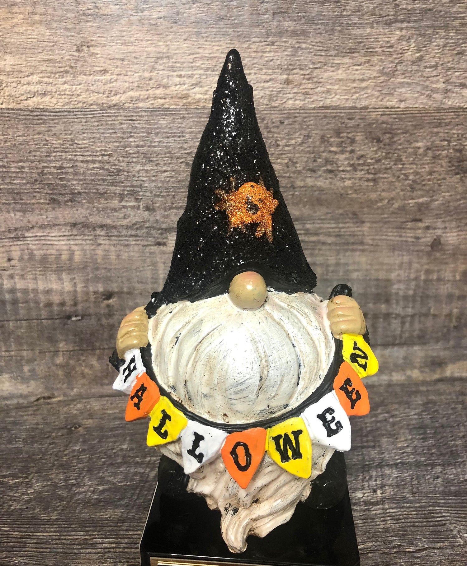 Halloween Trophy Gnome Doll Costume Contest Winner Trophies Vintage Halloween Decor Pumpkin Carving Contest Scary Costume Trunk Or Treat