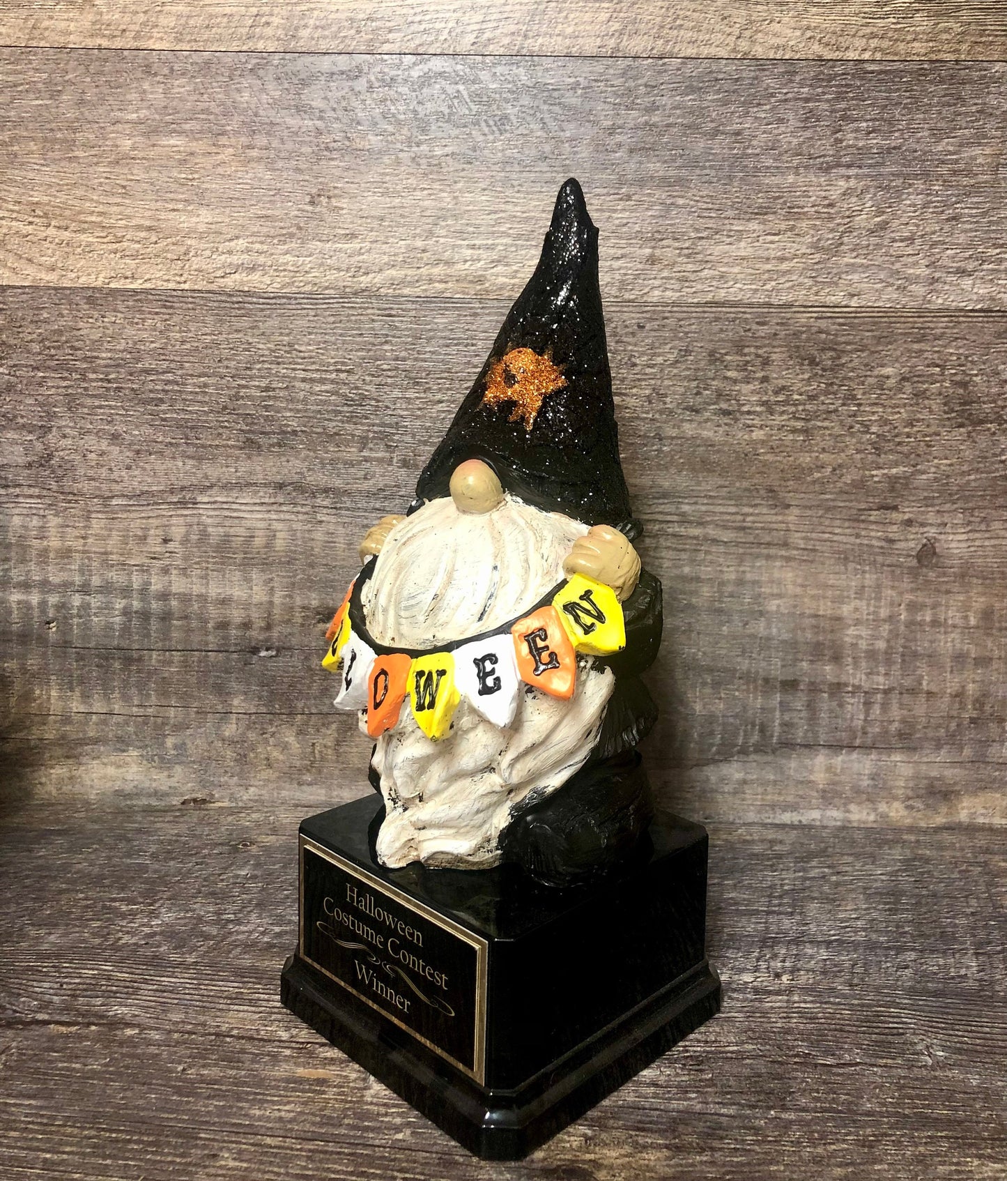 Halloween Trophy Gnome Doll Costume Contest Winner Trophies Vintage Halloween Decor Pumpkin Carving Contest Scary Costume Trunk Or Treat