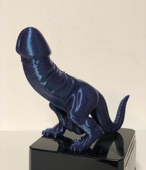 Fantasy Football LOSER Trophy Funny Trophy Mature Dickasaurus Award Color Shift Sacko FFL Last Place Fantasy Dickhead Penis Funny Award