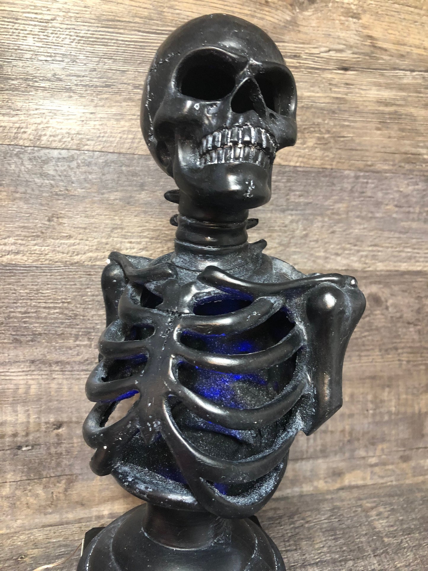 Halloween Trophy Skeleton Scariest Costume Contest LIGHTS UP Best Costume Dia De Los Muertos Skeleton Trophies Skull Vintage Halloween Decor