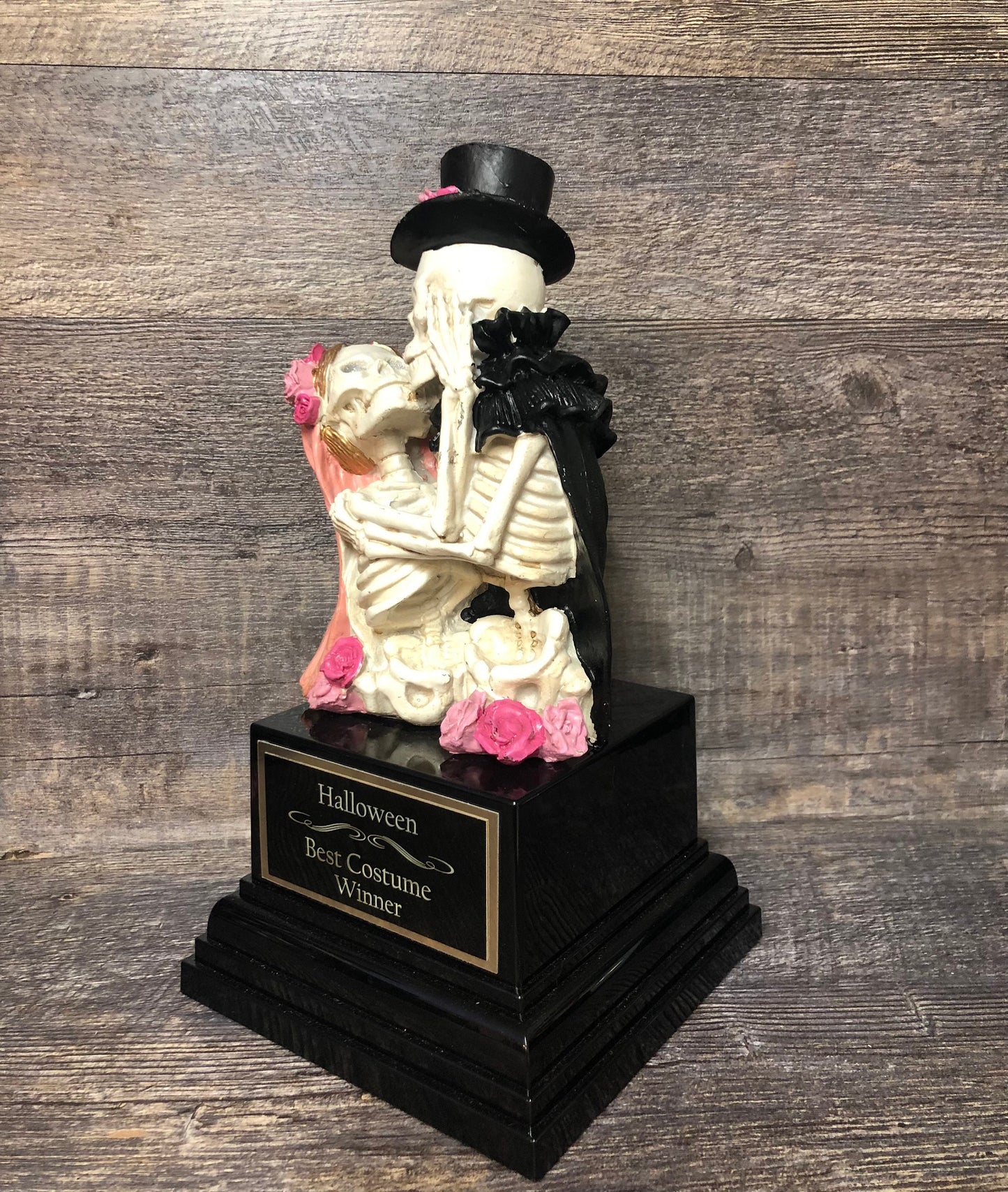 Halloween Trophy Best Couple Costume Contest Winner Skeleton Trophy Dia De Los Muertos Winner Couples Trophies Halloween Decor Skull