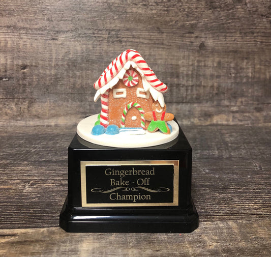 Gingerbread House Cookie Decorating Bake Off Trophy Ugly Sweater Trophy Christmas Cookie Gingerbread Man Christmas Decor