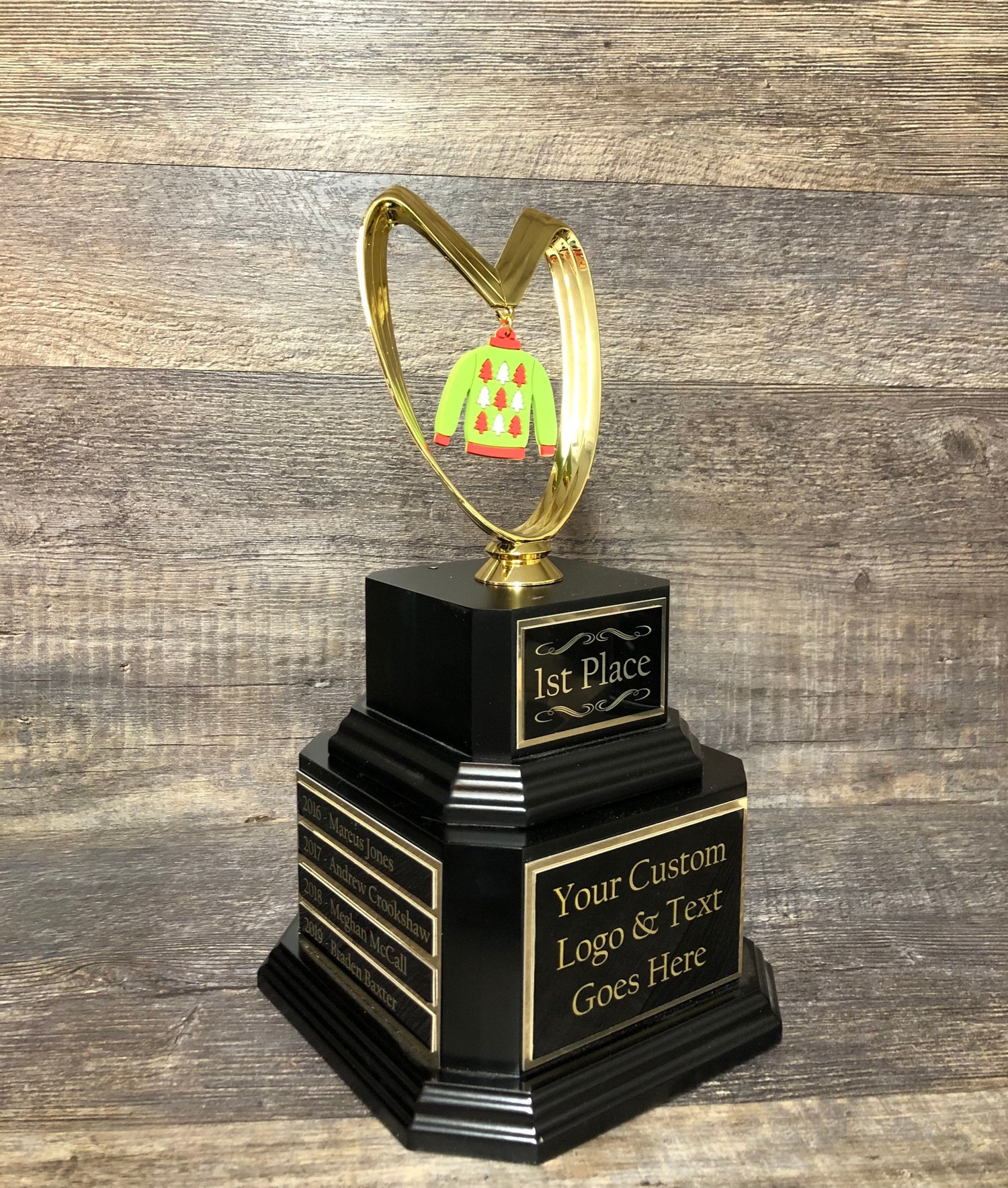 Ugliest hot sale sweater trophy