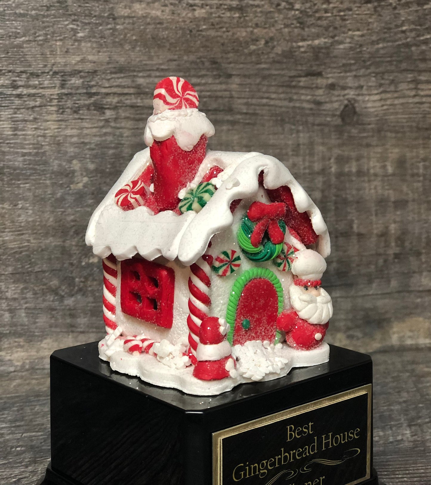 Gingerbread House Trophy Cookie Bake Off Trophy Ugly Sweater Trophy Santa Claus Christmas Cookie Gingerbread Man Christmas Decor