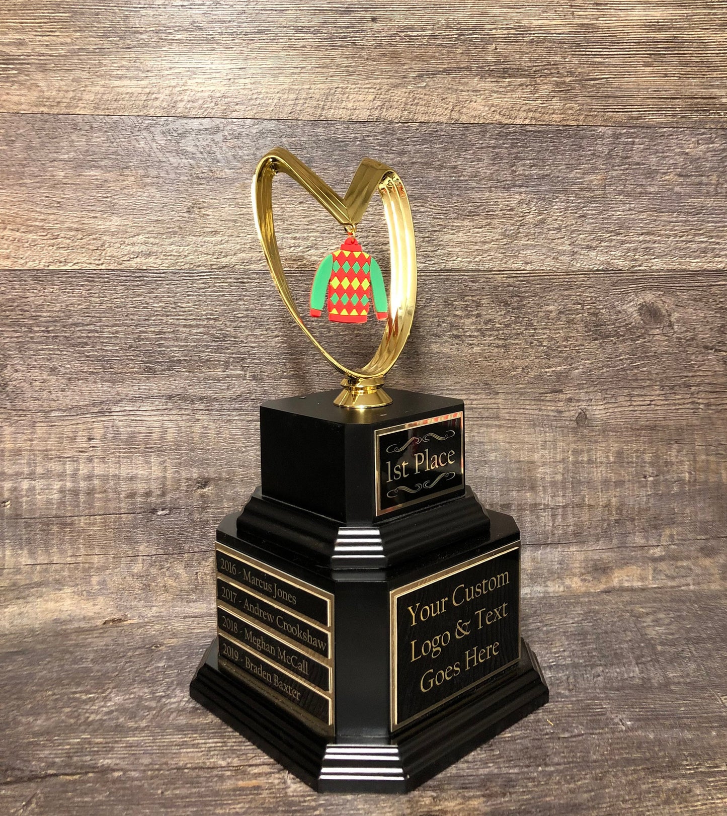 Ugly Sweater Trophy Perpetual Ugliest Sweater Christmas Holiday Trophy Best Decorated Sweater Holiday Family Trivia Night Trophy