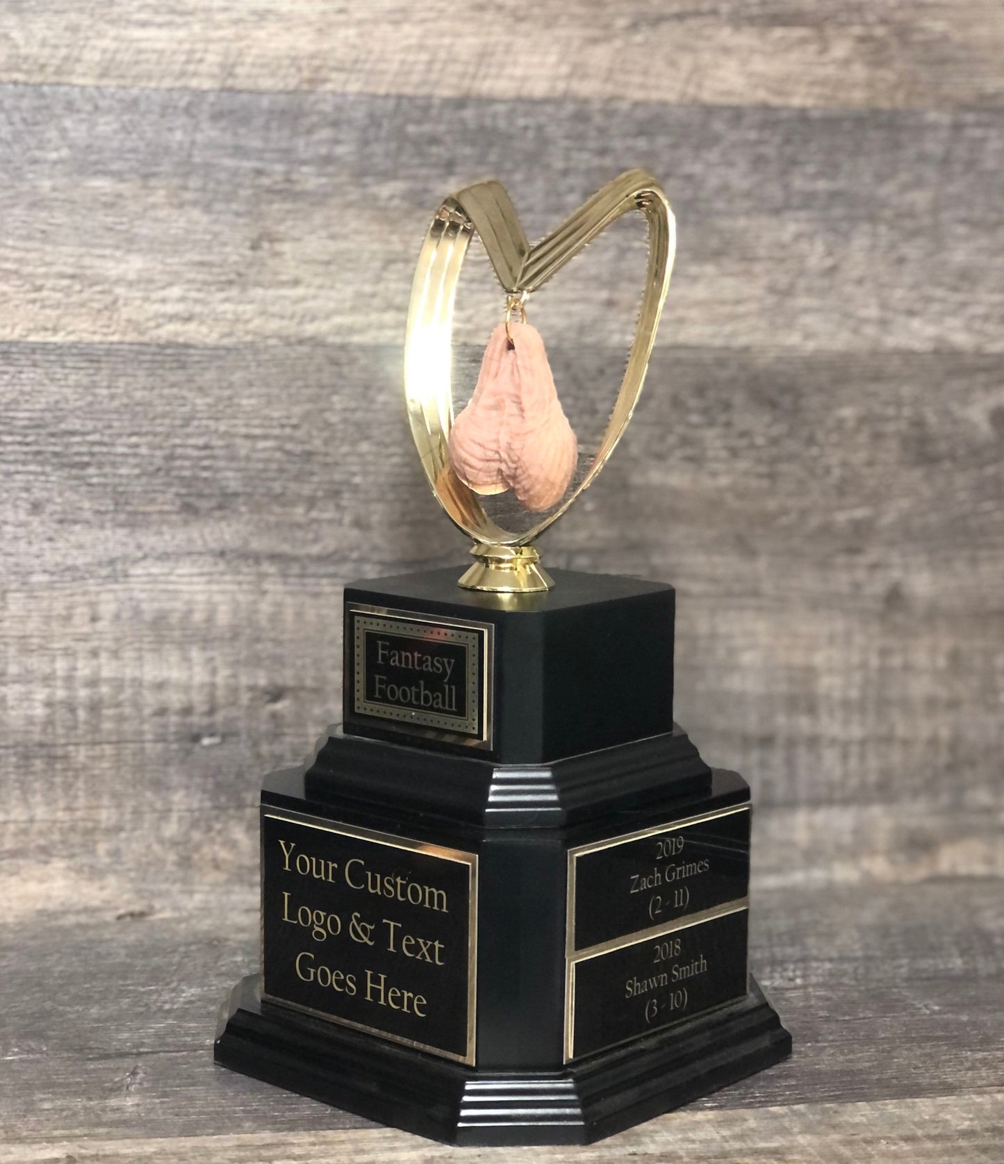 Golf Trophy HAIRY Balls Loser Trophy Perpetual You Suck Last Place Trophy You've Got Balls Funny Trophy Adult Humor Testicle Guy's Trip