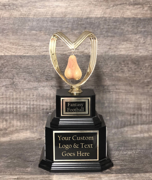 Fantasy Football Balls Loser Trophy Perpetual You Suck Last Place FFL Sacko Trophy You've Got Balls Funny Trophy Adult Humor Testicle