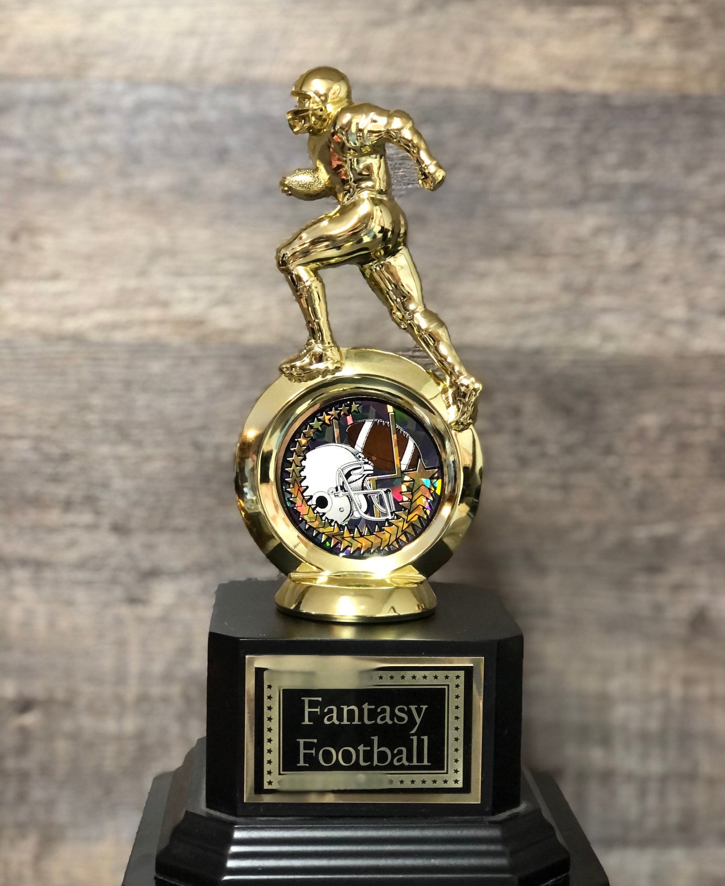 Perpetual Fantasy Football League Trophy FFL Trophy Best Season Stats Football Champion Trophy Football League Sports Award Winner