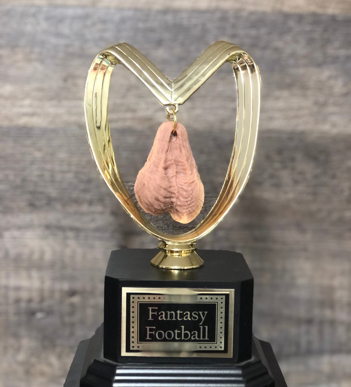 Perpetual Fantasy Football Last Place Trophy HAIRY Balls Trophy You Suck Loser FFL Sacko Funny Trophy You've Got Balls Adult Humor Testicle