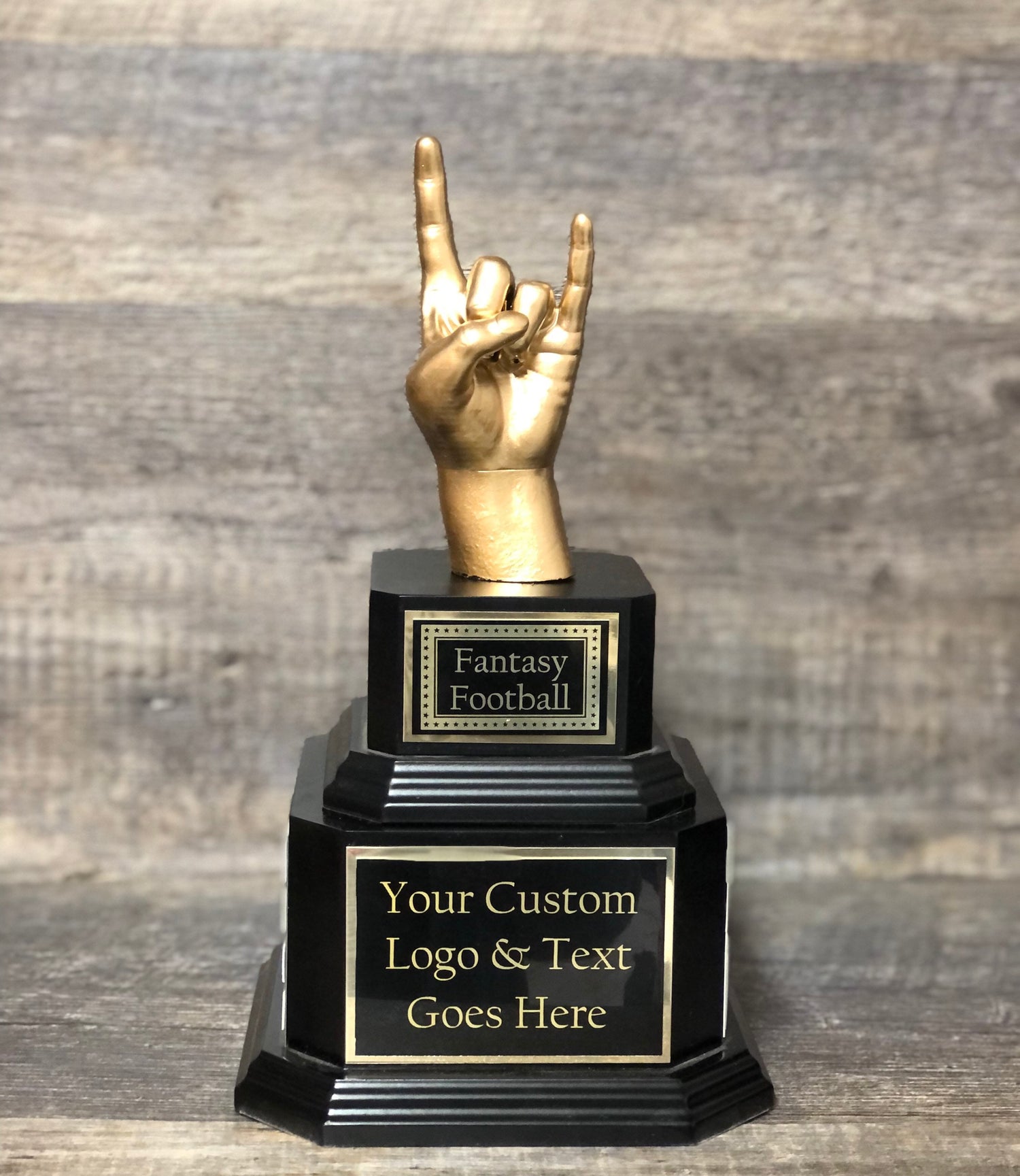 You Rock Corporate Award Perpetual Employee Of The Month / Quarter Best Sales Achievement Trophy Funny Rock On Gag Award Best Of The Best