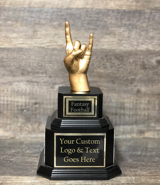 You Rock Corporate Award Perpetual Employee Of The Month / Quarter Best Sales Achievement Trophy Funny Rock On Gag Award Best Of The Best
