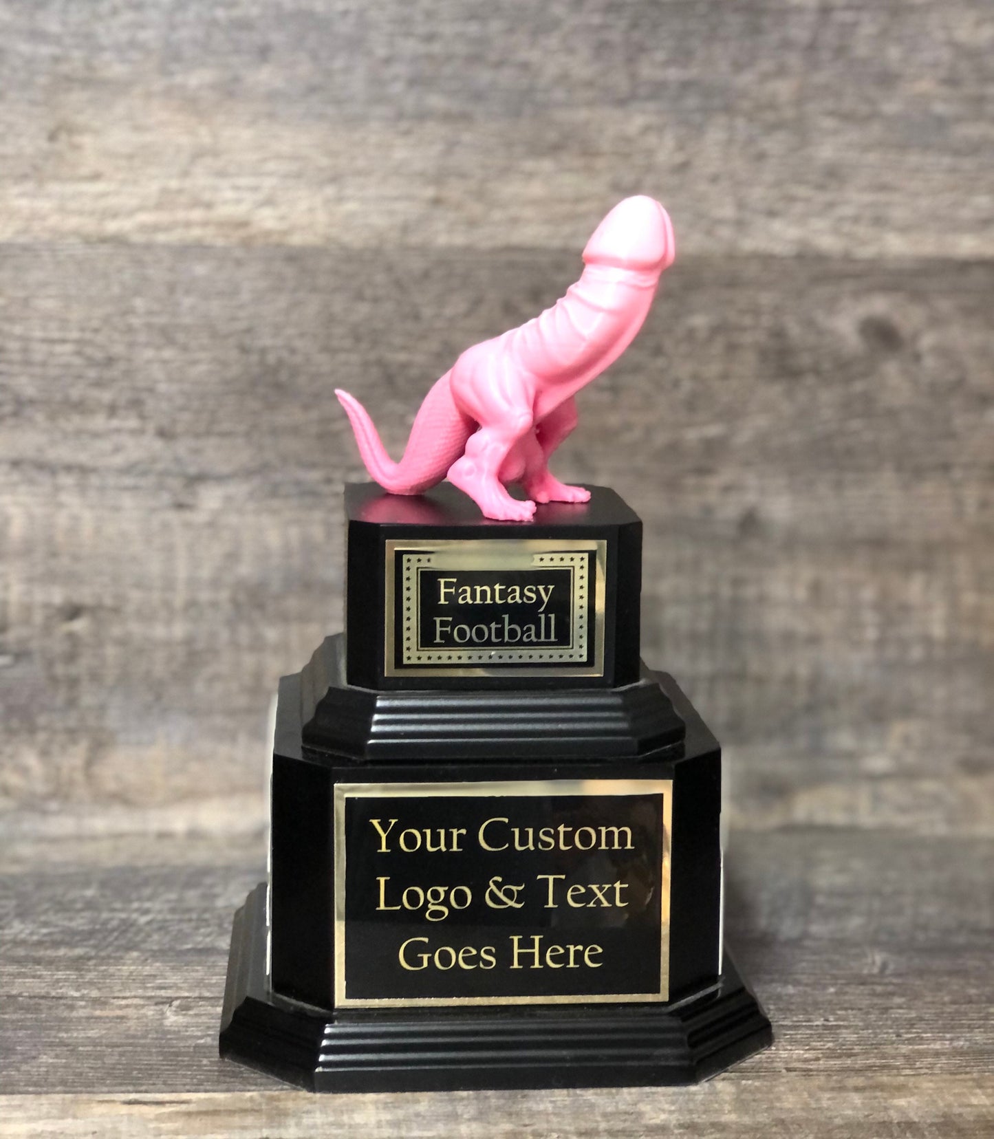 Girls Fantasy Football Dickasaurus Loser Trophy Ffl Loser Sacko Award Trophies With A Twist 9401