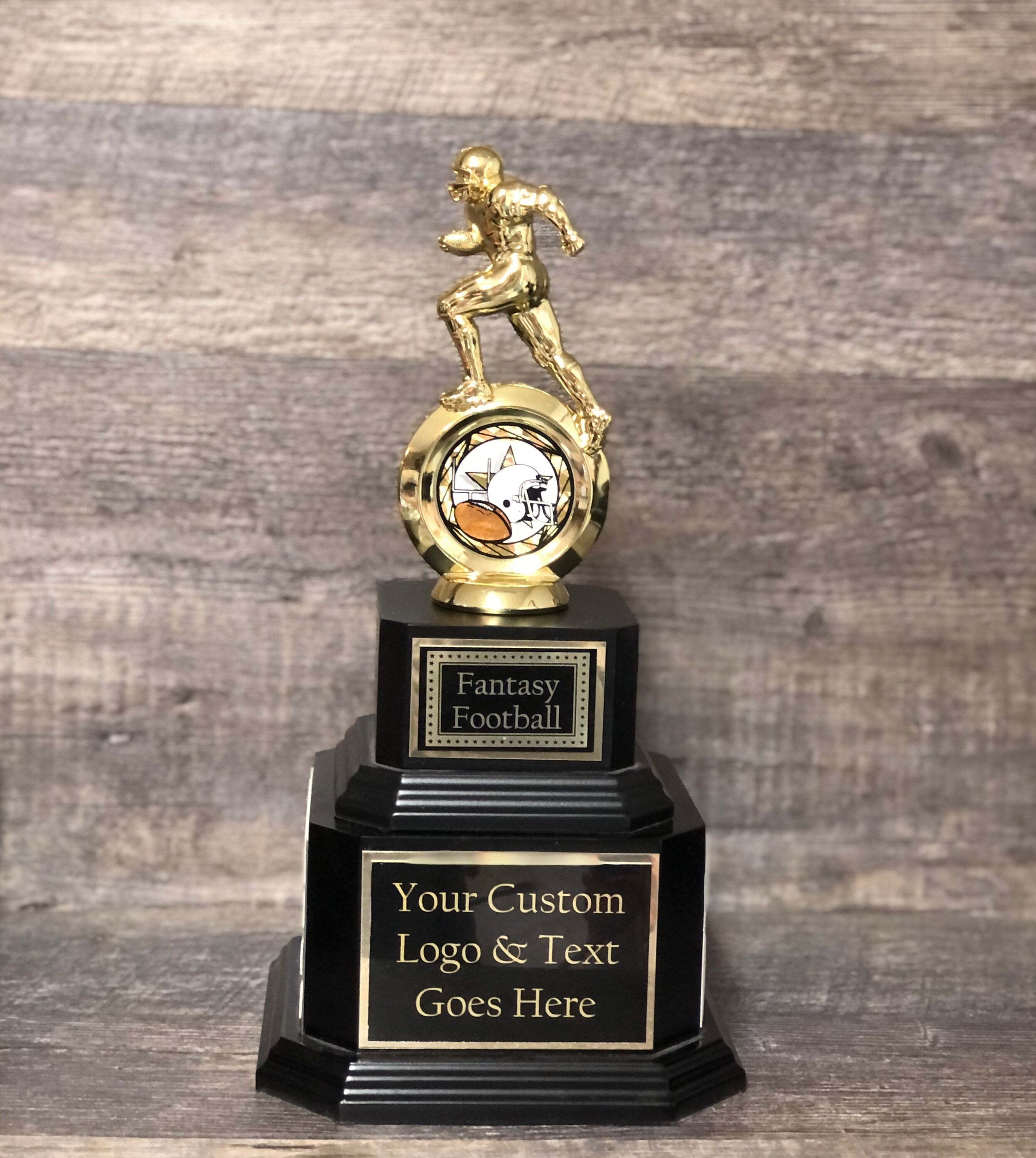 Perpetual Fantasy Football League Trophy FFL Trophy Best Season Stats ...