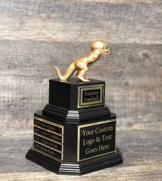 Fantasy Football Trophy Perpetual LOSER Trophy Fantasy Football Loser Trophy Funny Award Last Place Dickasaurus Penis Award