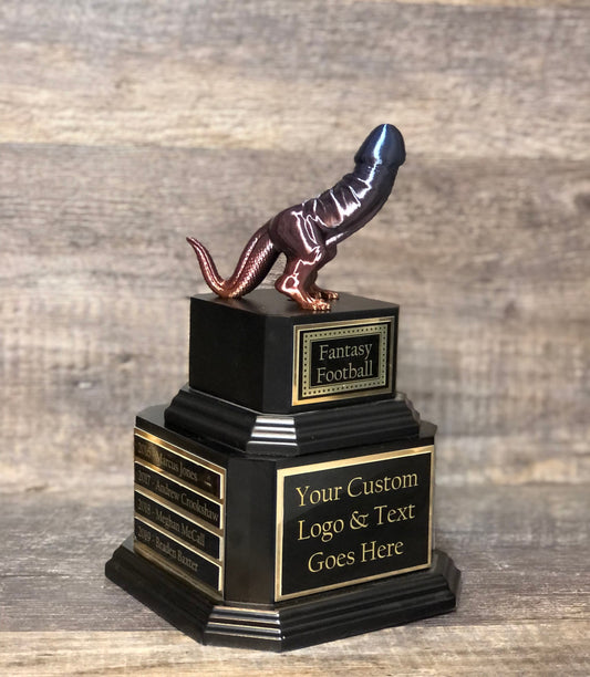 Fantasy Football Loser Trophy Sacko Award Perpetual Trophy LOSER Trophy FFL Trophy Funny Award Perpetual Trophy Last Place Award