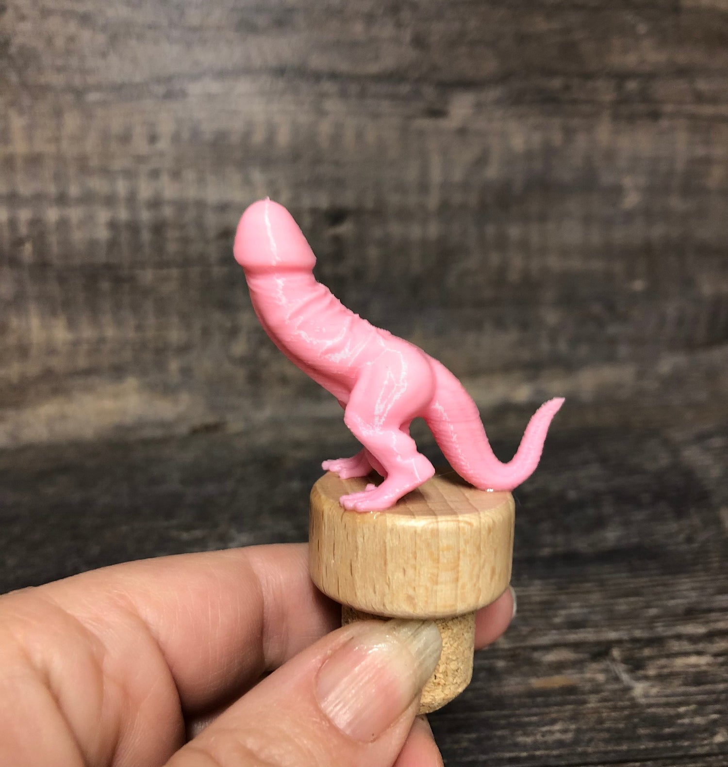 DICKASAURUS Wine Stopper Funny Novelty Mature Bottle Wine Cork Wine Stopper Gag Gift Christmas Stocking Stuffer Wine Lover Birthday Gift