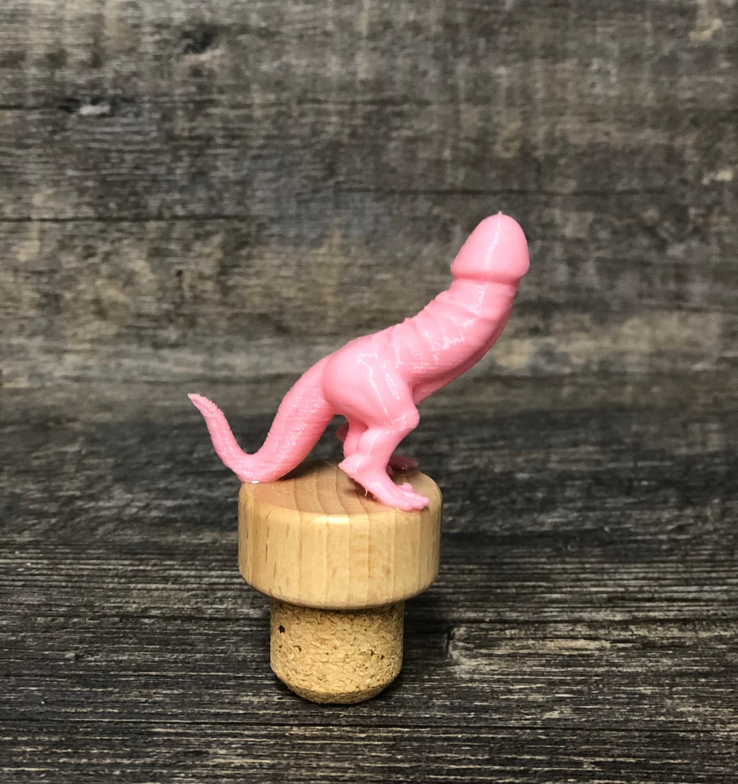 DICKASAURUS Wine Stopper Funny Novelty Mature Bottle Wine Cork Wine Stopper Gag Gift Christmas Stocking Stuffer Wine Lover Birthday Gift