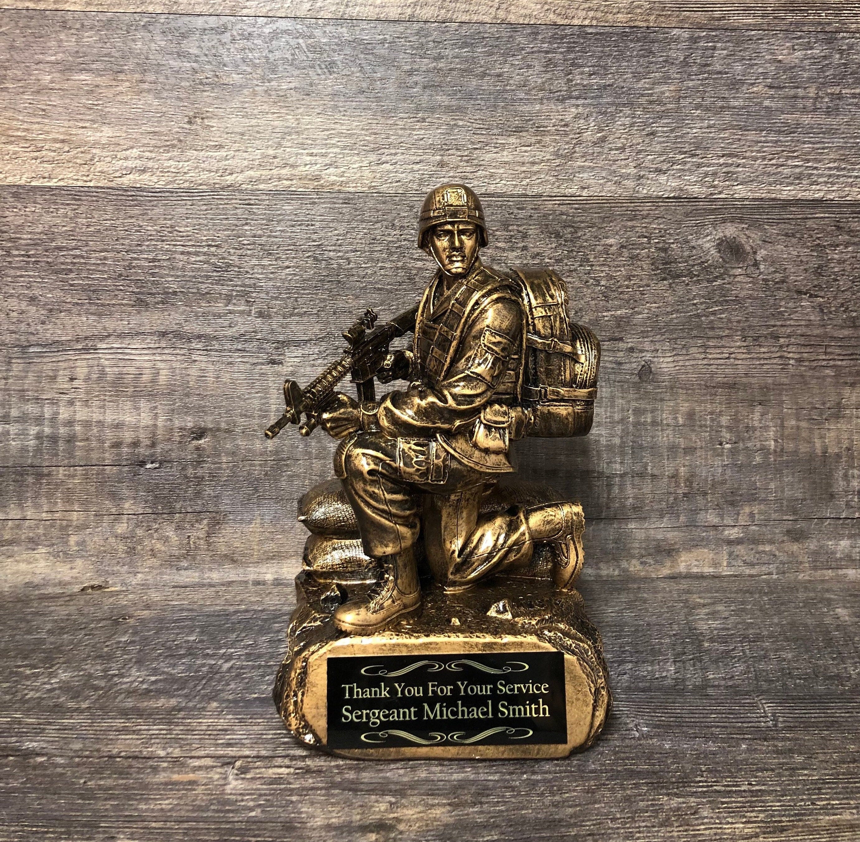 Military Award Recognition Years of Service Retirement Trophy Military ...