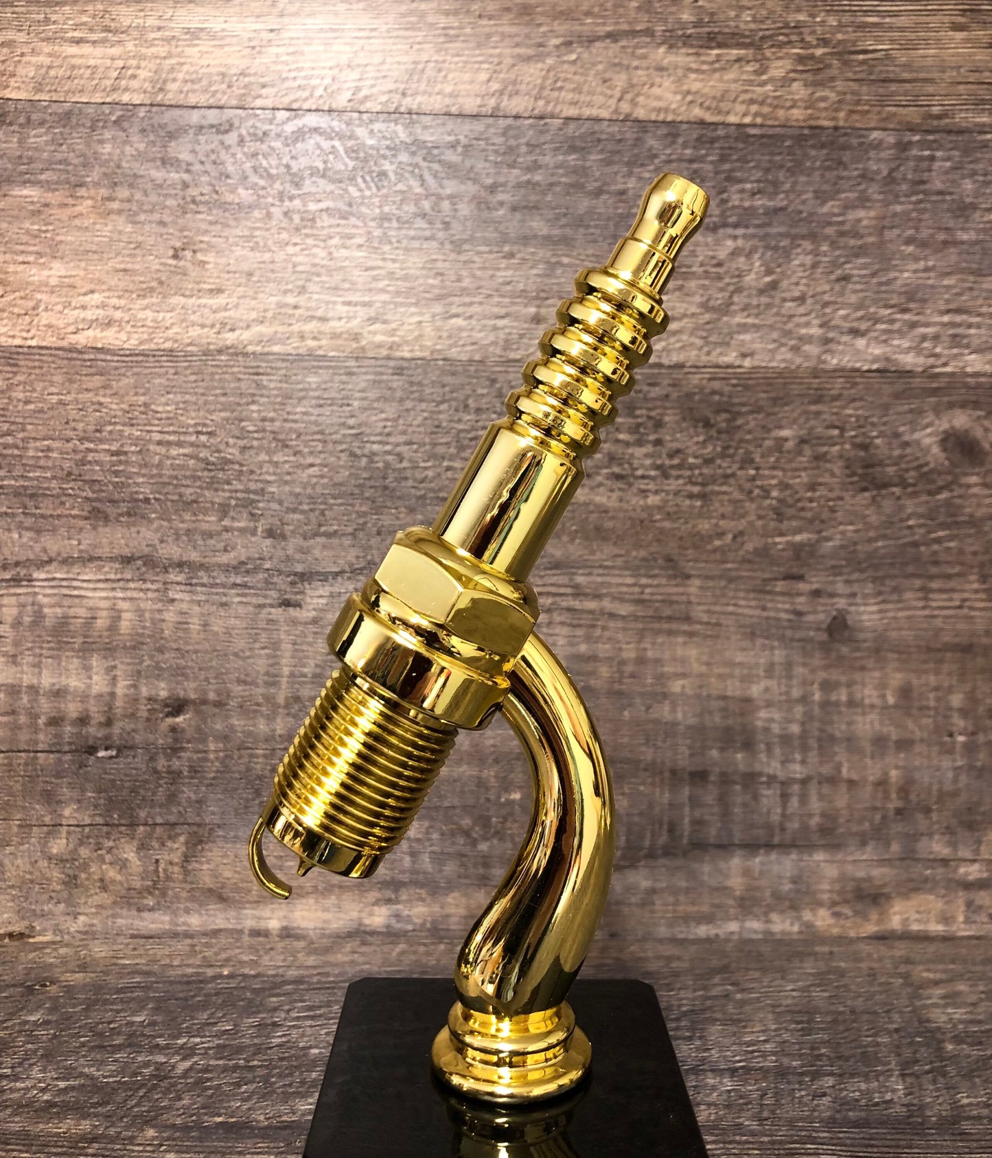 Car Show Trophy Racing Trophy Spark Plug 10" Plastic Gold Spark Plug Award Winner Best In Show Best Hot Rod Antique Car Show Participant