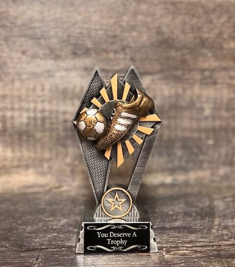Soccer Trophy Fantasy Soccer Trophy Football Champion Winner Fantasy League Custom Trophy Team Sports Award Economy