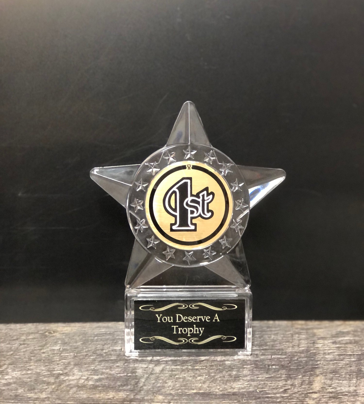 Mini Star Trophy Personalized You Deserve A Trophy Best Boss Trophy Achievement Award Appreciation Award Employee of the Month