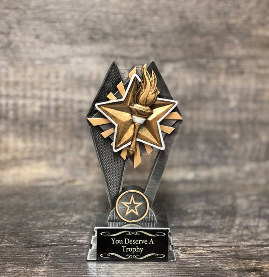 Achievement Award Trophy Personalized Employee Of The Month You Deserve A Trophy Top Sales Salesman Appreciation Award Best Boss Trophy
