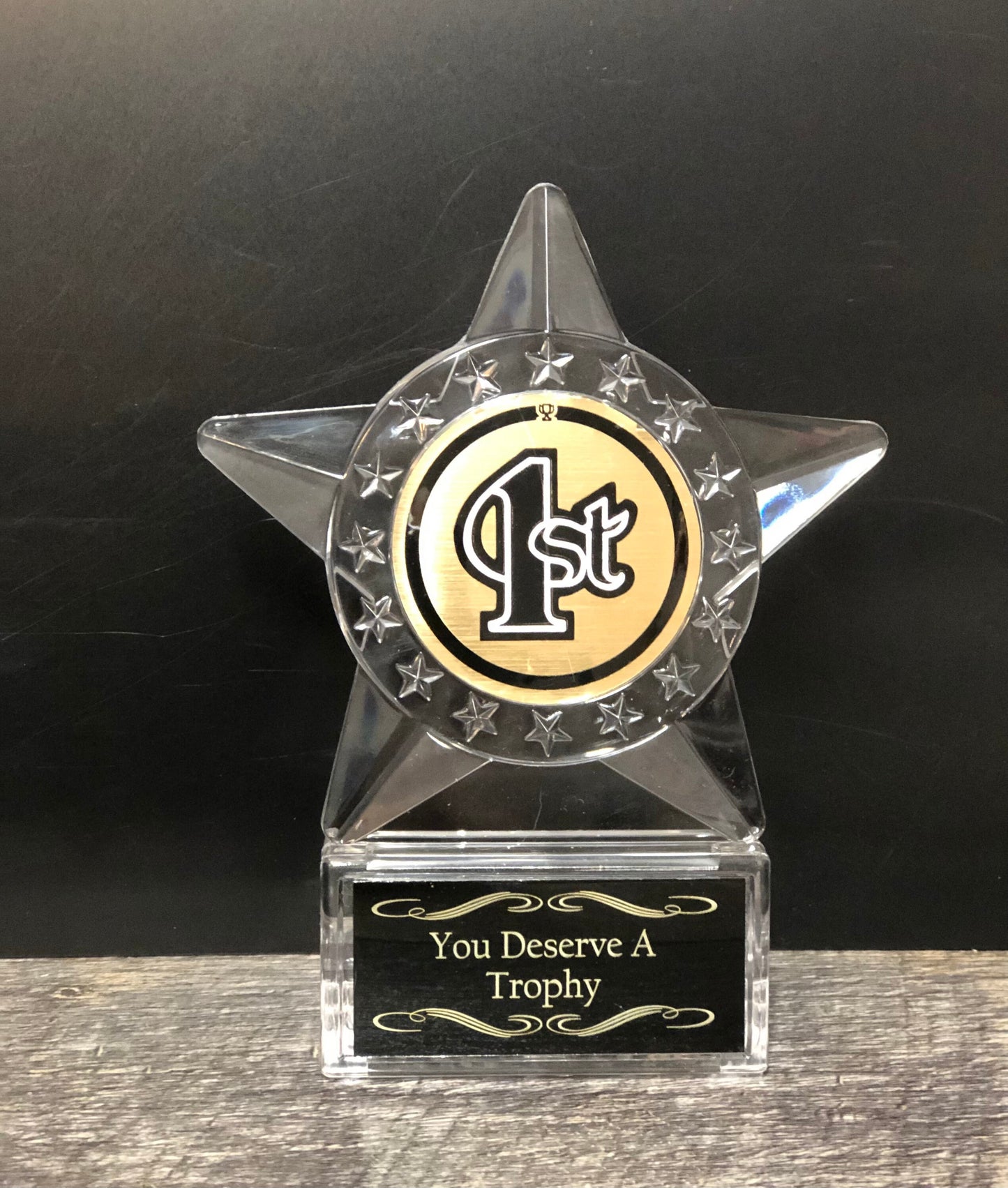 Personalized Mini Star Trophy You Deserve A Trophy Best Boss Trophy Achievement Award Appreciation Award Employee of the Month