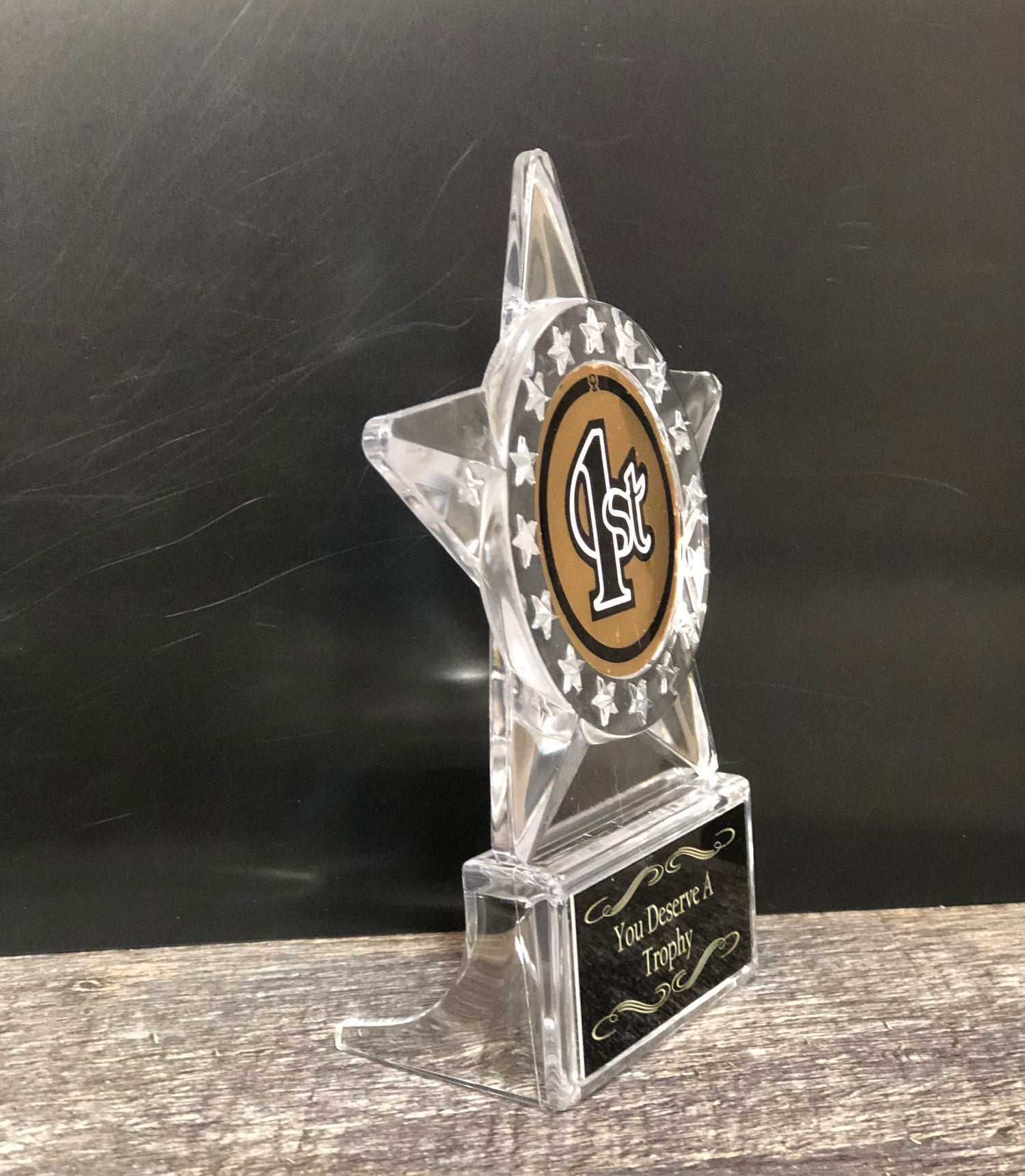 Mini Star Trophy Personalized You Deserve A Trophy Best Boss Trophy Achievement Award Appreciation Award Employee of the Month